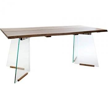 Mesa de Comedor DKD Home Decor Cristal Madera MDF