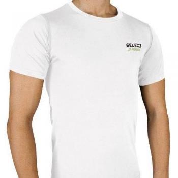 SELECT Kompressionswäsche Kompressions-t-Shirt Mit Kurzen Armen Camiseta Unisex, Blanco, L