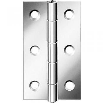 Bisagra Estrecha 80 x 41 mm Acero Inoxidable con Perno Endurecido