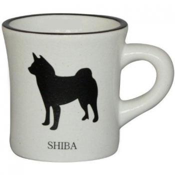 Silueta blanco y negro arbusto taza blanca mo-mugw-v16