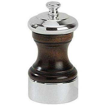 Peugeot Palace Vintage Silver-Plated Wooden Salt Mill 10 cm