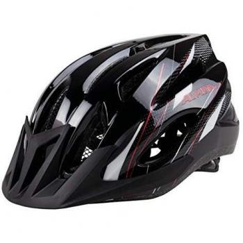 ALPINA MTB 17 Casco de Bicicleta, Unisex Adulto, Color Negro, Blanco y Rojo, 54-58 cm