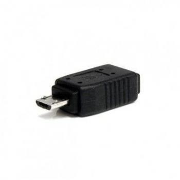 StarTech.com Adaptador Mini USB a Micro USB - 1x MicroUSB-B Macho - 1x MiniUSB-B Hembra - Negro - Garantía Lifetime