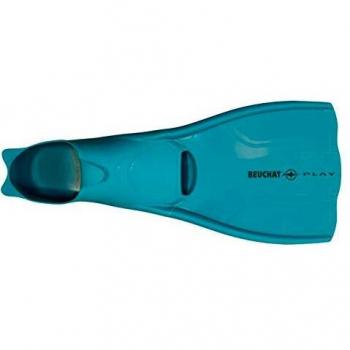 Beuchat Play Aletas, Unisex-Adult, Azul Atoll, 40-41