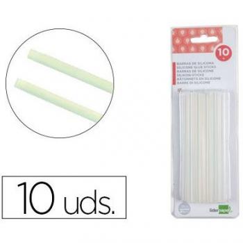Liderpapel - Barras Termofusible De 7 Mm De Diámetro X 100 Mm De Alto Blíster De 10 Unidades