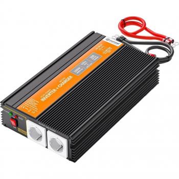 Inversor + Cargador MJC 1200 W 12 V.