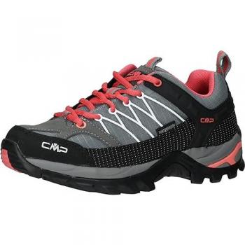 Zapatillas de Senderismo CMP Rigel Low WP Mujer Gris Coral 3Q54456