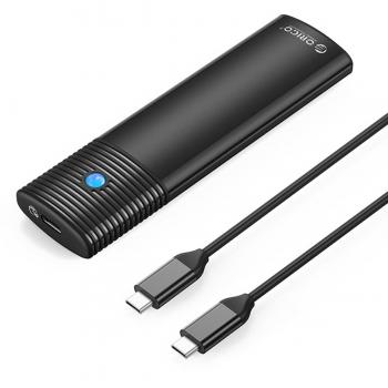 Carcasa SSD M.2 NVMe de ORICO con Adaptador USB C de 10 Gbps y Lector USB 3.2 Gen 2, Funda Externa SSD Compatible con Thunderbolt 3