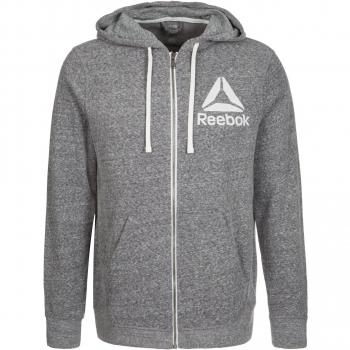 Reebok EL Prime Group Full Zip Sudadera con Cremallera, Hombre, Negro