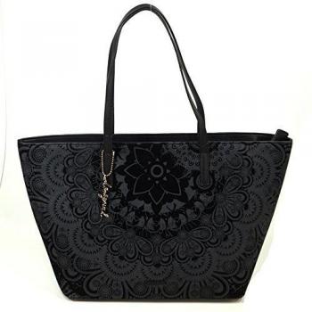 Desigual Bols San Francisco Velvet Negro