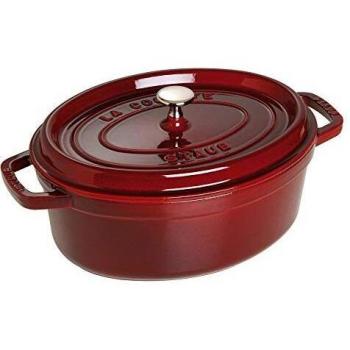 Staub La Cocotte Oval 33 cm Grenadine Cast Iron Dutch Oven