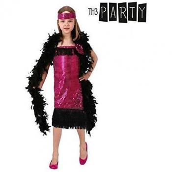 Atosa-94578 Disfraz Charleston Fucsia, Color, 5 a 6 años