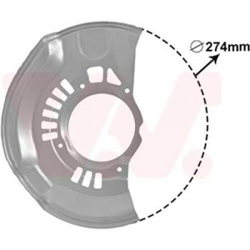 Van Wezel 5308372 - Refuerzo para parachoques