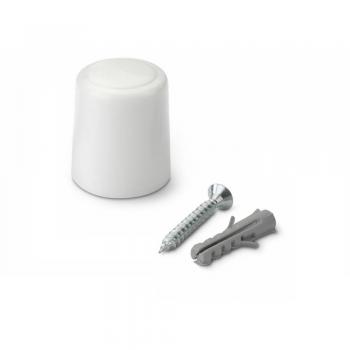 INOFIX ? 2 x Adhesivo Pared o Suelo tope para puerta, blanco