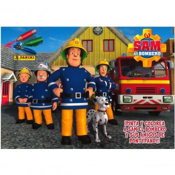 Sam El Bombero. Pinta Y Colorea 33