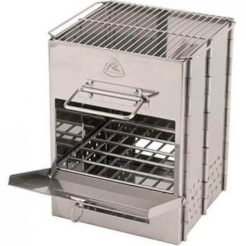 Cocina leña Robens Hornillo Plateado Firewood Stove acero inox