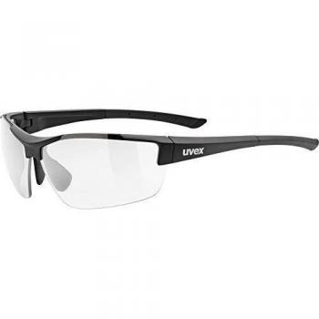 Uvex Sportstyle 612 VL Matte Black Smoke Unisex Sunglasses with Photochromic Lenses