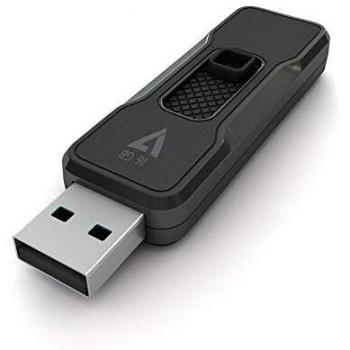 16GB FLASH DRIVE USB 2.0 MEM BLACKRETRACTABLE CONNECTOR