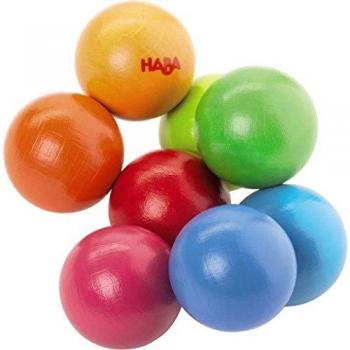 HABA Clutching Toy Magica - Wooden Rattle Balls, suitable for ages 6 months and up, includes 1 piece
