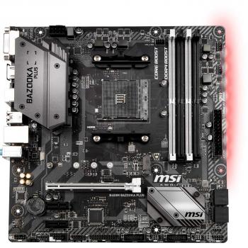 Plyta glówna B450M Bazooka Plus AM4 4DDR4 DVI/HDMI/M.2 UATX