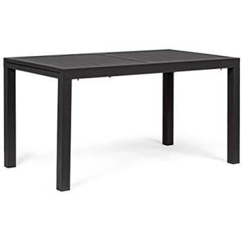 Mesa Extensible de Aluminio Antracita para Exterior 160-240x90 cm Hilde Bizzotto
