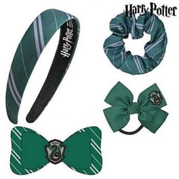 Cerdá Accesorios Pelo Caja 4 Piezas Harry Potter Slytherin Llavero, Talla única Unisex niños