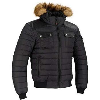 BERING Chaqueta moto AMBER Negro, Negro, XL