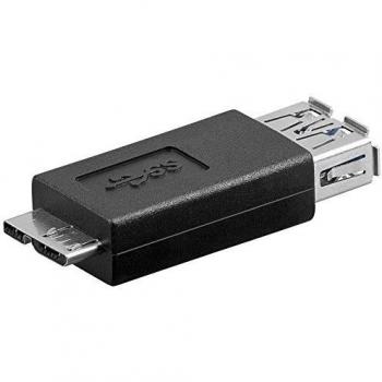 Adaptador USB 3.0 A Hembra a MicroUSB B Macho de Goobay