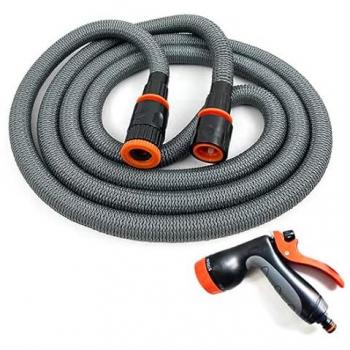Manguera Extensible Orework 15m Doble Tubo de Látex con Pistola y 7 Funciones ABS