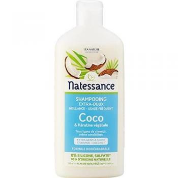 Natessance Coconut Naturel Extra-Gentle Shine Shampoo, 250 ml