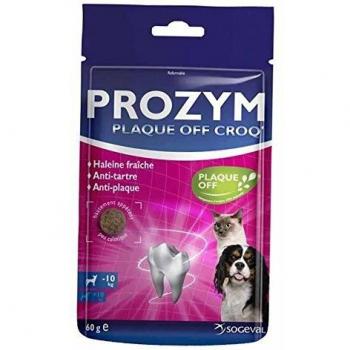 Prozym Plaque Off Croquetas para Perros y Gatos - 60g - Higiene Bucal