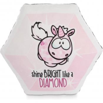 Nici Cojín Con Forma De Diamante Unicornio Pink Diamond