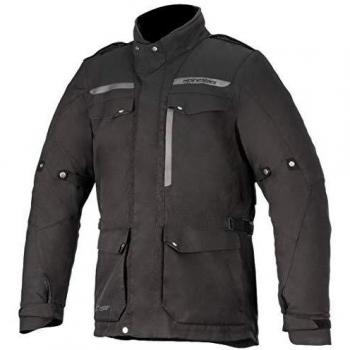 Chaqueta moto Alpinestars Barcelona Drystar Jacket Black, Negro, XL