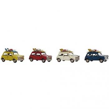 Vehículo Decorativo Coche Vintage DKD Home Decor 25 x 12,5 x 14 cm (4 Piezas)