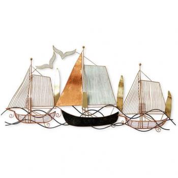 Adorno de Pared Barcos - Resina, Modelo 1