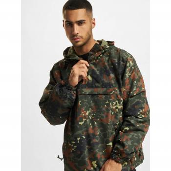 Chaqueta de hombre Brandit Summer Windbreaker Verde con capucha, talla M, ligera y transpirable