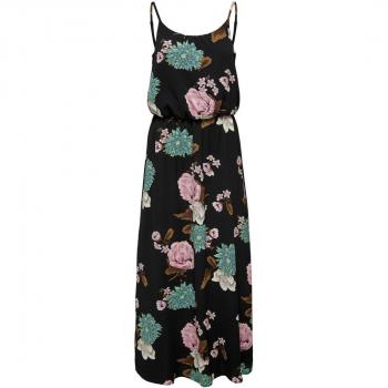 Vestido largo Winner Maxi Negro de Only