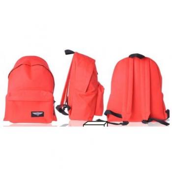 Mochila Eco Grande 43x35x24cm Cremallera Roja