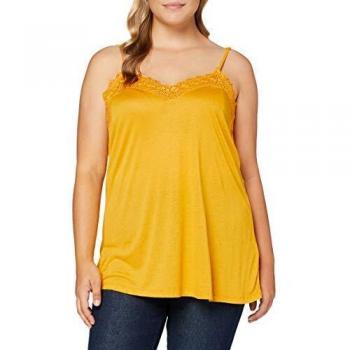 ONLY Carmakoma Carophelia Singlet Camisa, Golden Spice, L-50/52 para Mujer