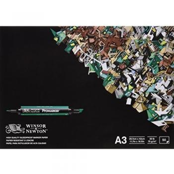 Winsor & Newton - Bloc de 50 hojas de papel para rotuladores, A3