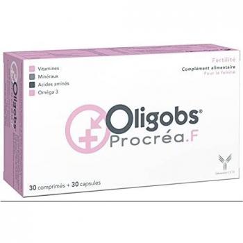 Suplemento Oligobs Procrea F para la Fertilidad - 60 Cápsulas y Comprimidos