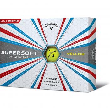 Callaway Supersoft Bolas de Golf, Unisex Adulto, Amarillo, Talla Única