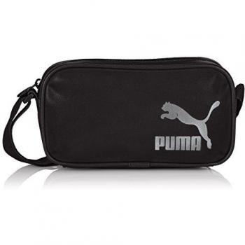 PUMA mujer Spirit Shoulder Bag, Black/antique Silver, 26 x 15 x 5 cm, 1,5 litros, 073541 01