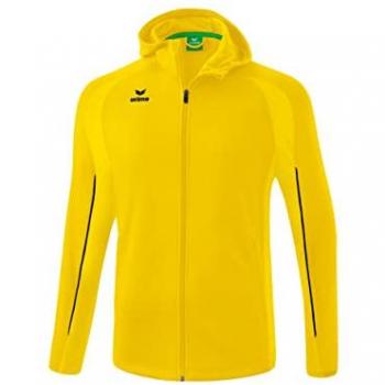 Erima Liga Star Hooded Training Jacket - Yellow - XL