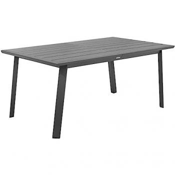 Mesa de jardín extensible Pavane gris grafito 10 asientos - Hespéride