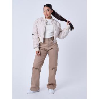 Project X Paris Women's Quilted Jacket Beige S