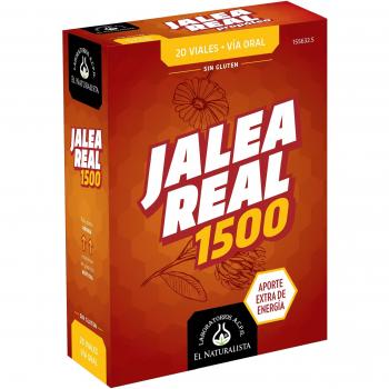 Jalea Real 1500mg El Naturalista 20 Viales Abre Fácil con Aporte Extra de Energía y Vitalidad