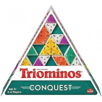 Juego de Mesa Triominos Conquest - Goliath - A partir de 6 años - Estrategia para 2 a 4 jugadores