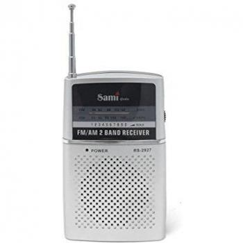 Sami - Radio bolsillo 2 bandas AM/FM más auriculares