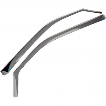 Deflectores de Viento ClimAir para Volkswagen Lupo 3 Puertas 1998-2004 / Seat Arosa 3 Puertas 1997-2000, Color Gris
